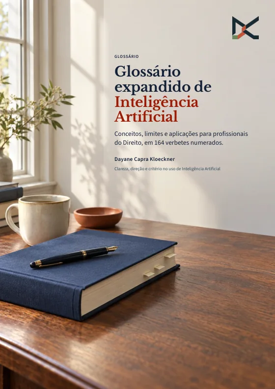 Capa do Glossário de IA para profissionais do Direito